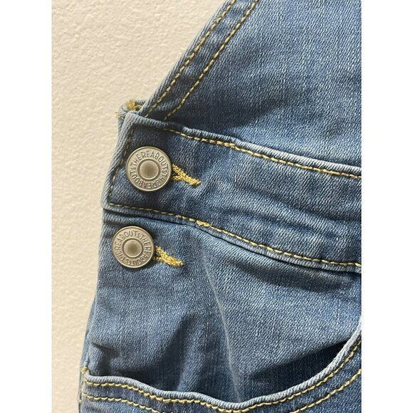 Classic Blue Denim Overalls for Women - Picture 6 of 10